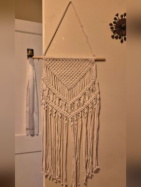 Vintage Macrema Wall Hanging Large